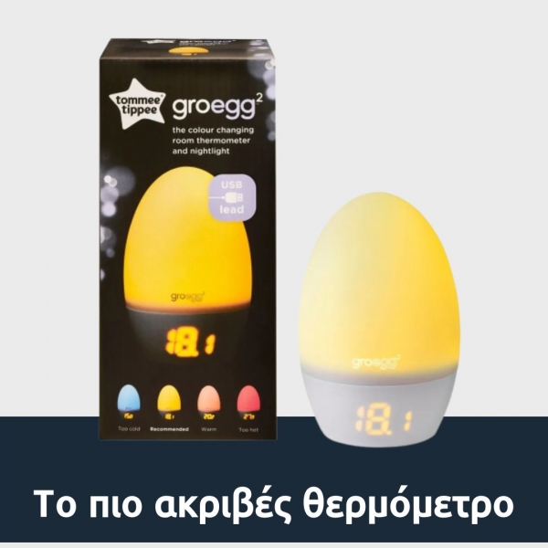 Gro Egg2: Θερμόμετρο δωματίου που αλλάζει χρώματα